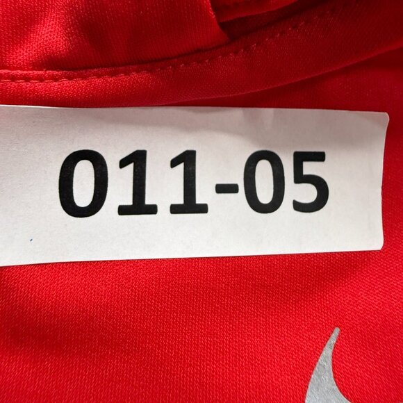 Nike Shield Flash Running Jacket Women M Red Gray Hooded Reflective 619026 - Picture 16 of 16